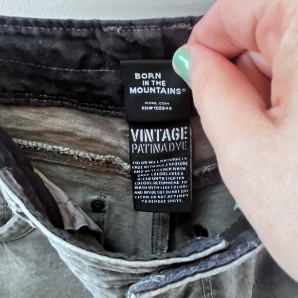 Kühl‎ Vintage Patina Dye Gray Rydr Jean Pants- Men's Size 30x32 - Picture 3 of 7